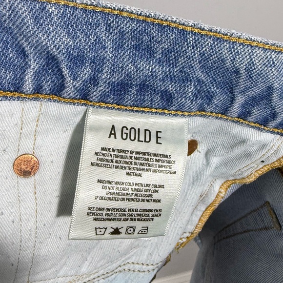 AGOLDE PARKER VINTAGE CUT OFF SHORTS IN SWAPMEET 29 Distressed Denim Jean Shorts - Picture 10 of 15